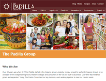 Tablet Screenshot of padillagroup.com